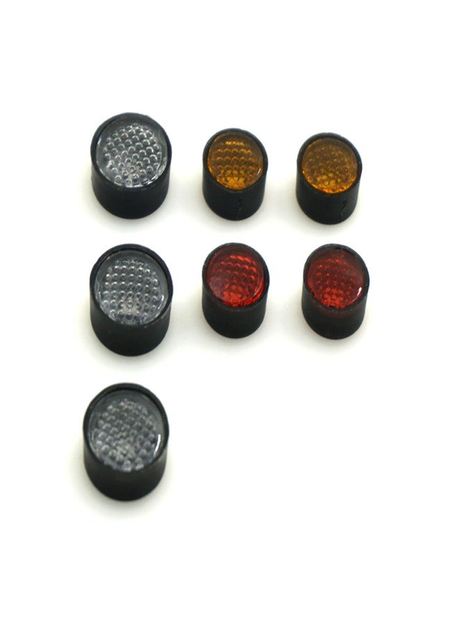 WEFEINO 7PCS RC Car Taillight Light Cover Round Lamp Cups Upgrades for 1/10 Scale D90 RC Crawler Car - Image 2